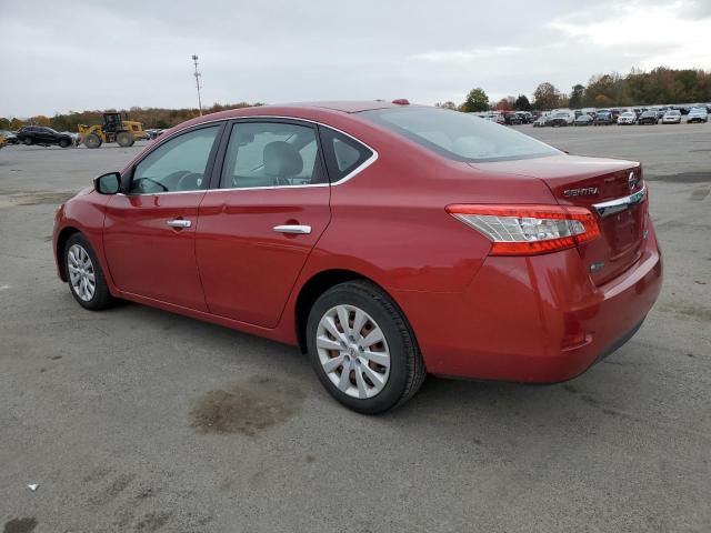 3N1AB7AP7DL650328 - 2013 NISSAN SENTRA S RED photo 2