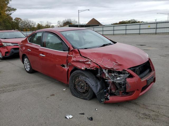 3N1AB7AP7DL650328 - 2013 NISSAN SENTRA S RED photo 4