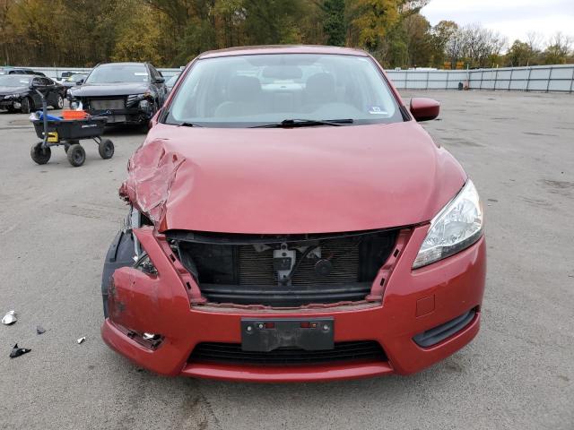 3N1AB7AP7DL650328 - 2013 NISSAN SENTRA S RED photo 5