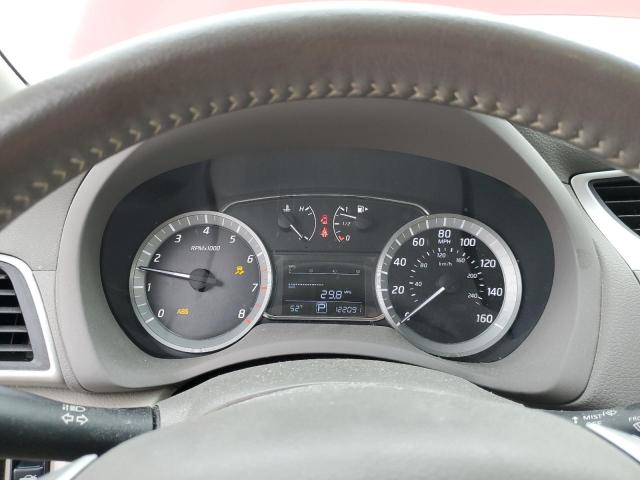 3N1AB7AP7DL650328 - 2013 NISSAN SENTRA S RED photo 9