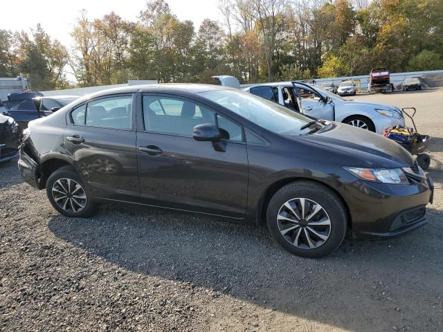 2HGFB2F57DH586833 - 2013 HONDA CIVIC LX Qəhvəyi foto 4