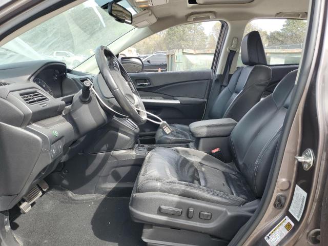 5J6RM4H79GL110181 - 2016 HONDA CR-V EXL BROWN photo 7