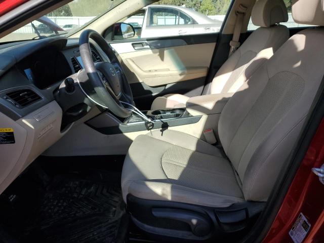 5NPE24AF6HH567421 - 2017 HYUNDAI SONATA SE 红色 照片 7