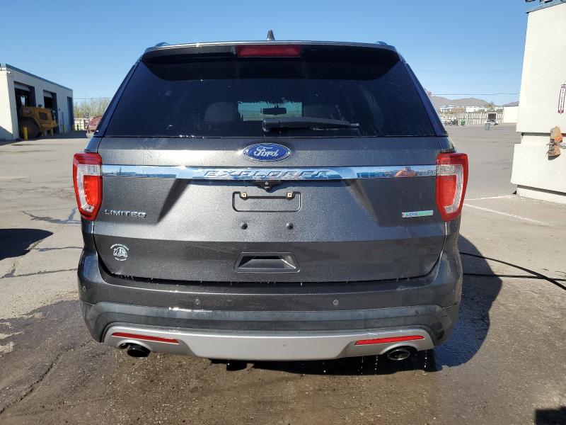 1FM5K7FH2GGD29110 - 2016 FORD EXPLORER LIMITED GRAY photo 6