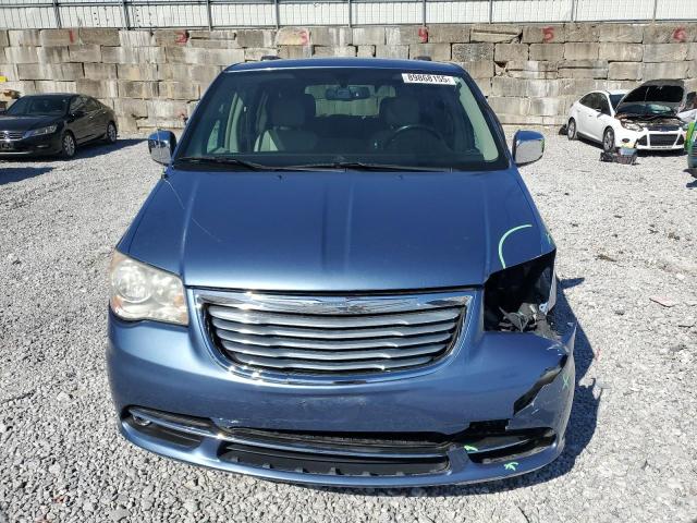 2C4RC1CG2CR199978 - 2012 CHRYSLER TOWN & COU TOURING L BLUE photo 5