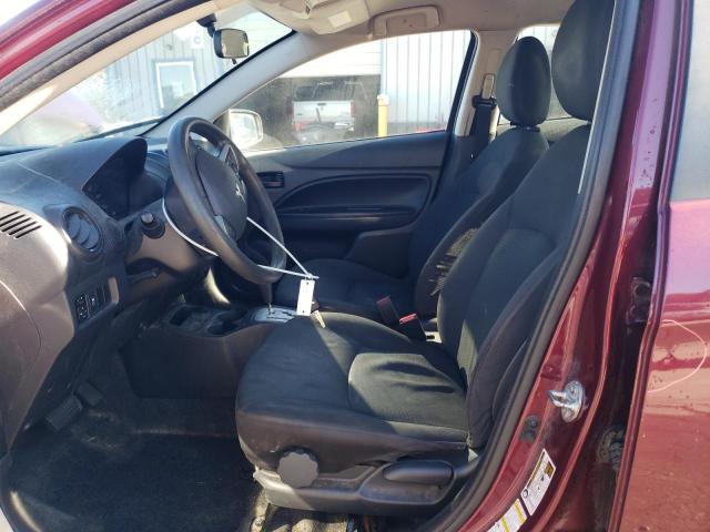 ML32F3FJ7LHF09846 - 2020 MITSUBISHI MIRAGE G4 ES ბურგუნდია ფოტო 7