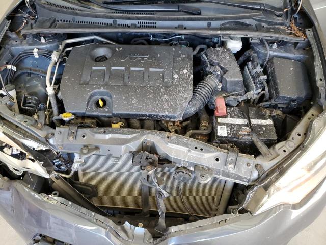 2T1BURHE4EC037518 - 2014 TOYOTA COROLLA L GRAY photo 11