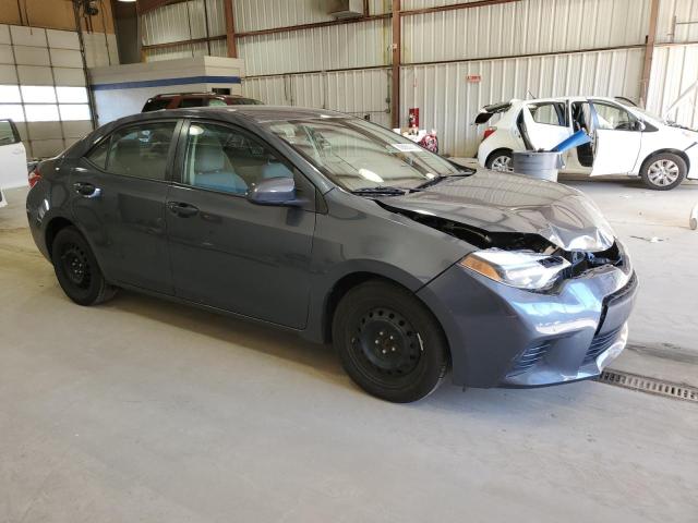 2T1BURHE4EC037518 - 2014 TOYOTA COROLLA L GRAY photo 4