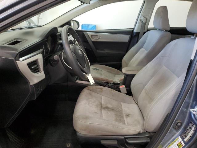 2T1BURHE4EC037518 - 2014 TOYOTA COROLLA L GRAY photo 7