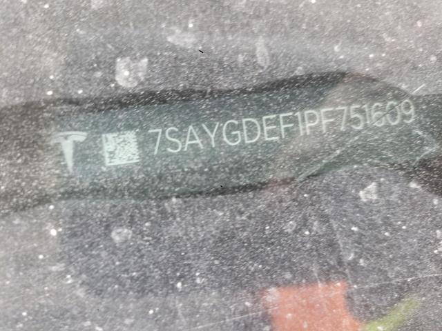 7SAYGDEF1PF751609 - 2023 TESLA MODEL Y Noir photo 12