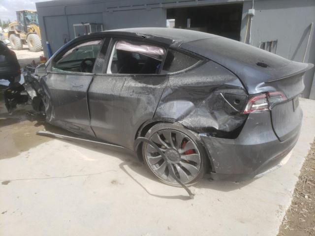 7SAYGDEF1PF751609 - 2023 TESLA MODEL Y Noir photo 2