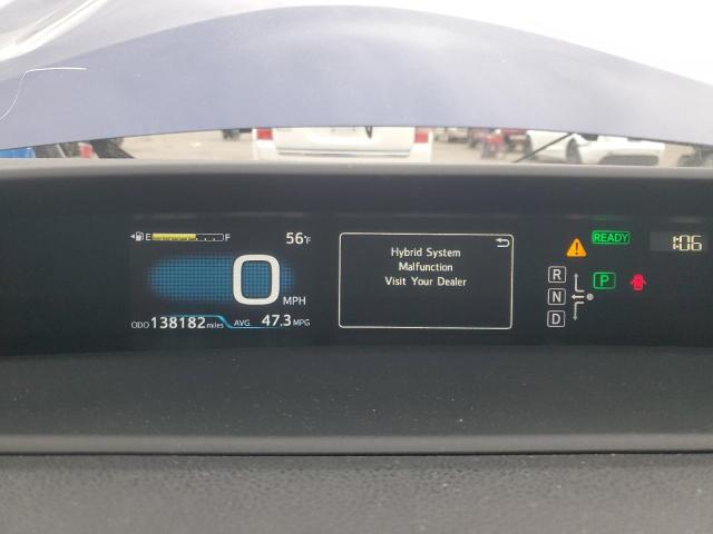 JTDKBRFU9G3500331 - 2016 TOYOTA PRIUS 蓝色 照片 9