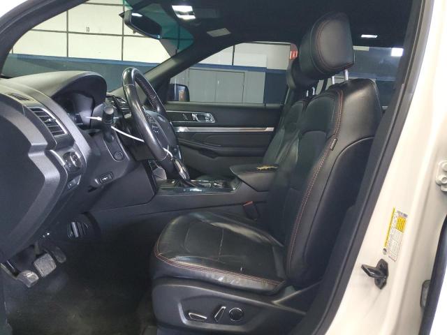 1FM5K8GT2GGD18603 - 2016 FORD EXPLORER SPORT Білий фото 7