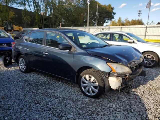 3N1AB7AP9DL696047 - 2013 NISSAN SENTRA S GRAY photo 4