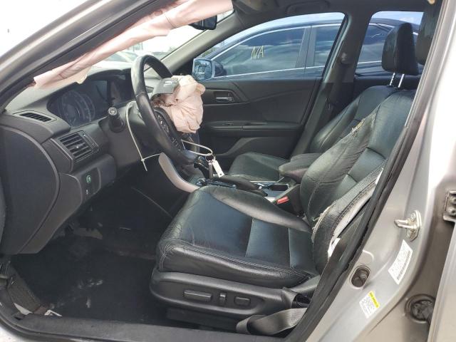 1HGCR2F84EA227044 - 2014 HONDA ACCORD EXL GRAY photo 7