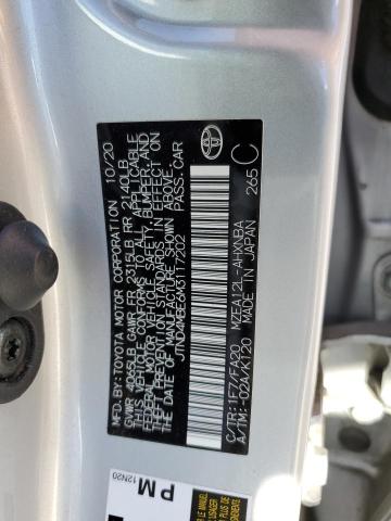 JTND4MBE6M3117202 - 2021 TOYOTA COROLLA SE SILVER photo 13