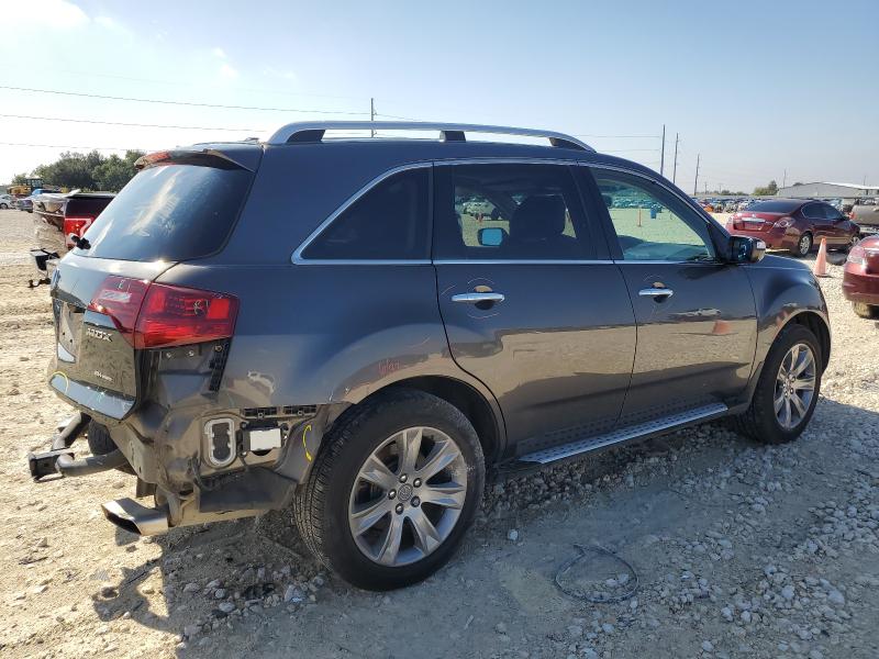 2HNYD2H64CH545768 - 2012 ACURA MDX ADVANCE CHARCOAL photo 3