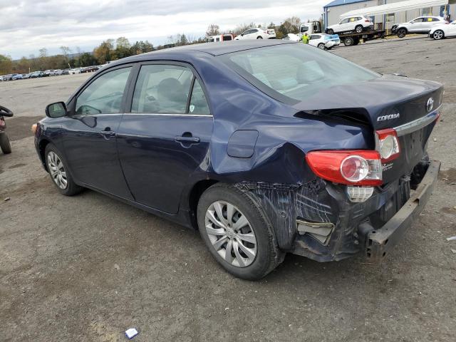 2T1BU4EE8DC060760 - 2013 TOYOTA COROLLA BASE Синий фото 2