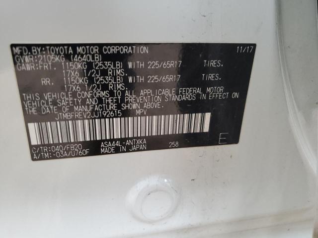 JTMBFREV2JJ192615 - 2018 TOYOTA RAV4 LE Ağ foto 13