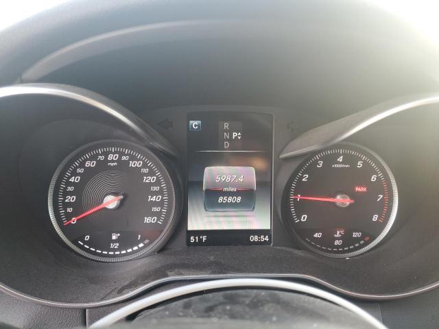 55SWF4KB1GU101847 - 2016 MERCEDES-BENZ C 300 4MATIC WHITE photo 9