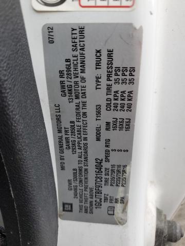 1GCJTBF97C8164042 - 2012 CHEVROLET COLORADO Ağ foto 12