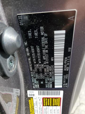 5TDKRKEC4NS103245 - 2022 TOYOTA SIENNA LE GRAY photo 13