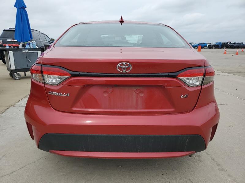 5YFEPMAE4MP188651 - 2021 TOYOTA COROLLA LE Bordo fotoğraf 6