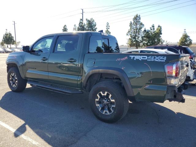 3TMCZ5AN4MM444141 - 2021 TOYOTA TACOMA DOUBLE CAB GREEN photo 2