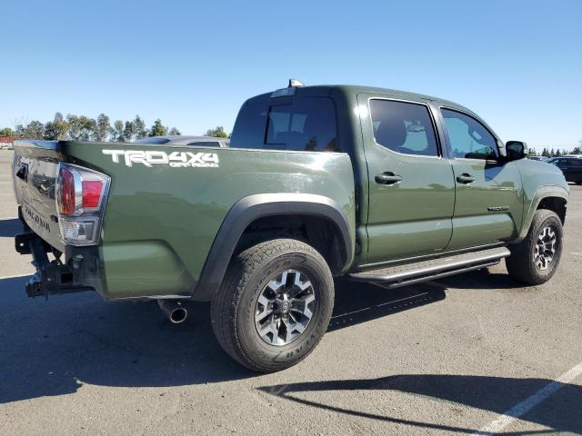 3TMCZ5AN4MM444141 - 2021 TOYOTA TACOMA DOUBLE CAB GREEN photo 3