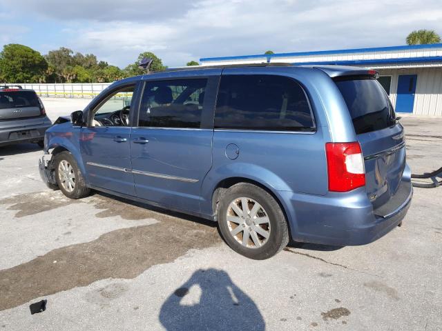 2C4RC1CG5CR124935 - 2012 CHRYSLER TOWN & COU TOURING L BLUE photo 2