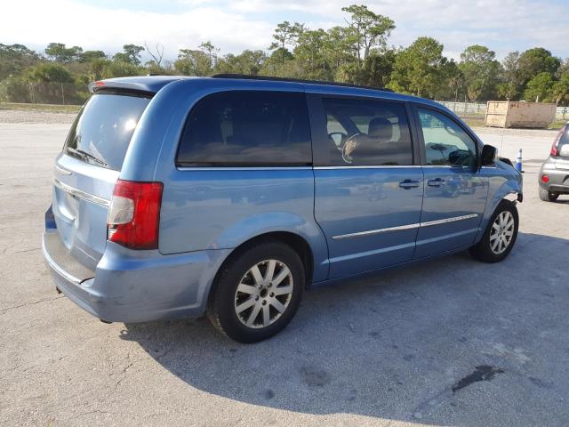 2C4RC1CG5CR124935 - 2012 CHRYSLER TOWN & COU TOURING L BLUE photo 3