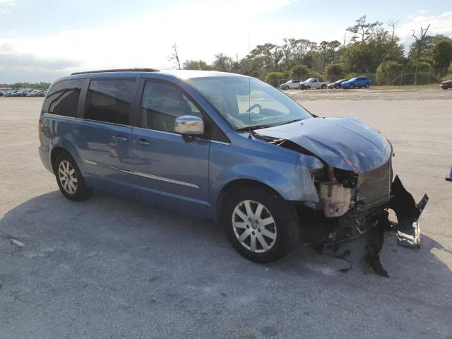 2C4RC1CG5CR124935 - 2012 CHRYSLER TOWN & COU TOURING L BLUE photo 4