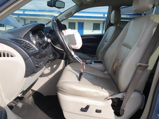 2C4RC1CG5CR124935 - 2012 CHRYSLER TOWN & COU TOURING L BLUE photo 7