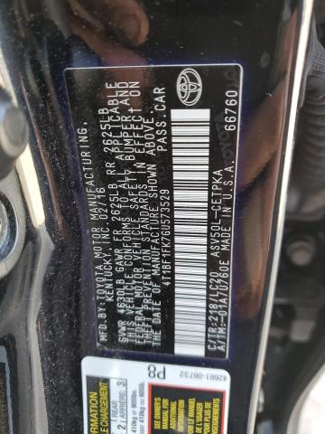 4T1BF1FK7GU573529 - 2016 TOYOTA CAMRY LE BLACK photo 13