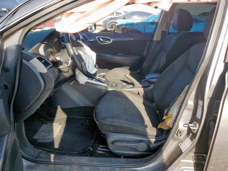 3N1AB7AP6KY374286 - 2019 NISSAN SENTRA S GRAY photo 7