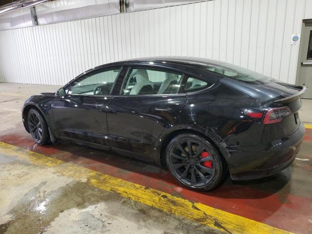 5YJ3E1EC2NF103923 - 2022 TESLA MODEL 3 Noir photo 2