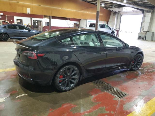 5YJ3E1EC2NF103923 - 2022 TESLA MODEL 3 Noir photo 3