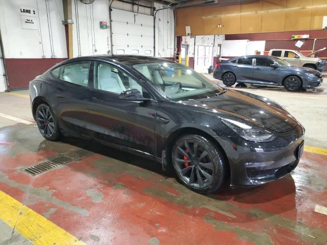 5YJ3E1EC2NF103923 - 2022 TESLA MODEL 3 Noir photo 4