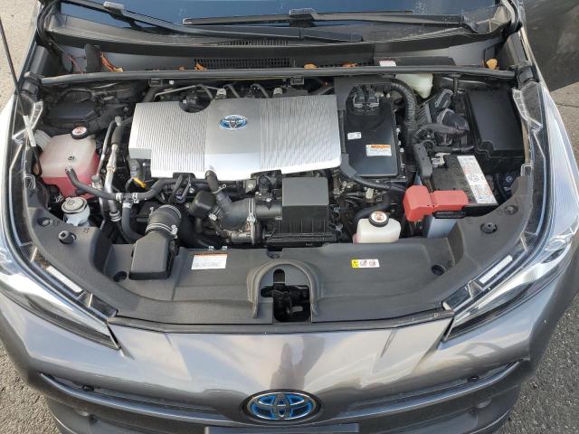 JTDL9RFU9K3002834 - 2019 TOYOTA PRIUS 灰色 照片 12