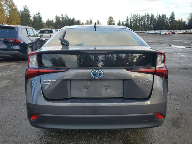 JTDL9RFU9K3002834 - 2019 TOYOTA PRIUS 灰色 照片 6