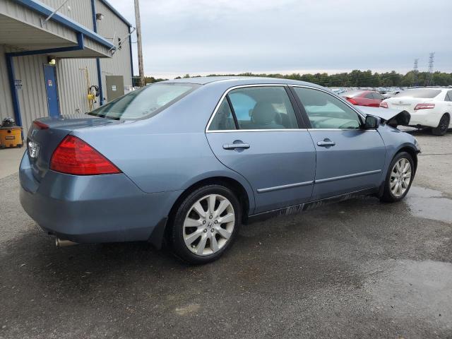 1HGCM66377A016482 - 2007 HONDA ACCORD LX BLUE photo 3