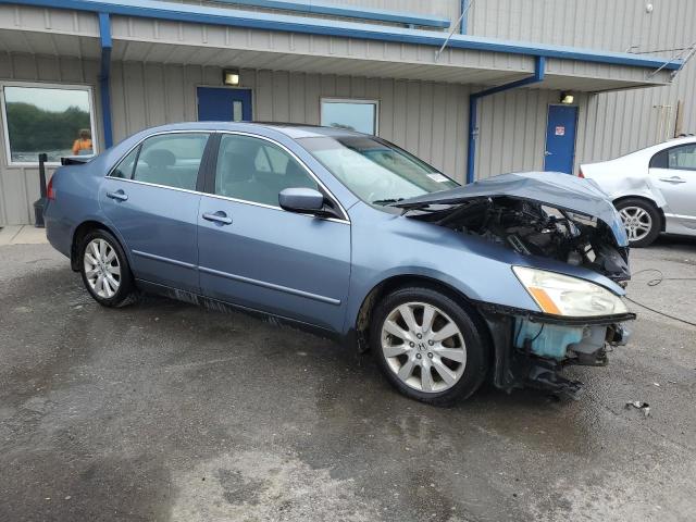 1HGCM66377A016482 - 2007 HONDA ACCORD LX BLUE photo 4