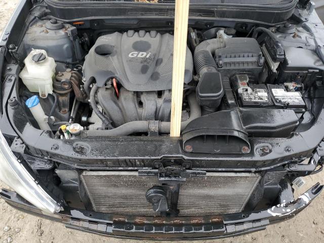 5NPEC4AC2EH883736 - 2014 HYUNDAI SONATA SE 灰色 照片 11