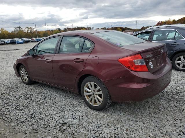 2HGFB2F84CH537307 - 2012 HONDA CIVIC EX MAROON photo 2