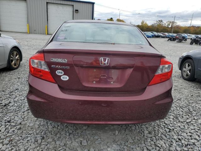 2HGFB2F84CH537307 - 2012 HONDA CIVIC EX MAROON photo 6