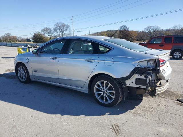 3FA6P0SU6HR208570 - 2017 FORD FUSION TITANIUM PHEV SILVER photo 2