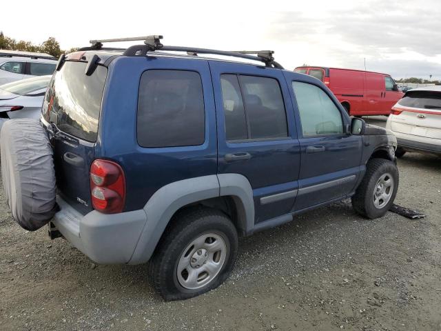 1J8GL48K95W592157 - 2005 JEEP LIBERTY SPORT 蓝色 照片 3