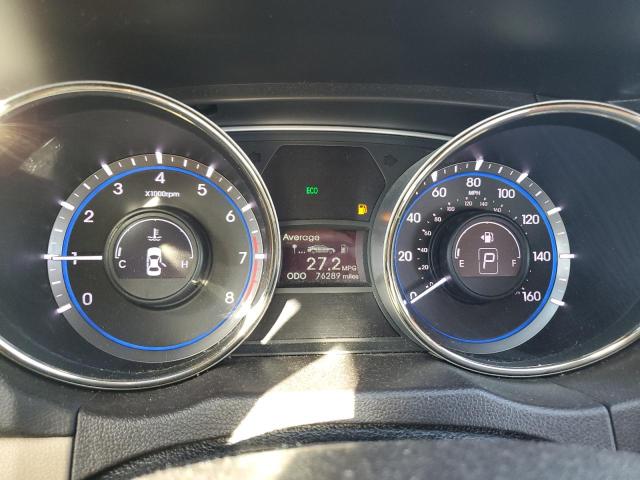 5NPEC4AC1DH610057 - 2013 HYUNDAI SONATA SE BLUE photo 9