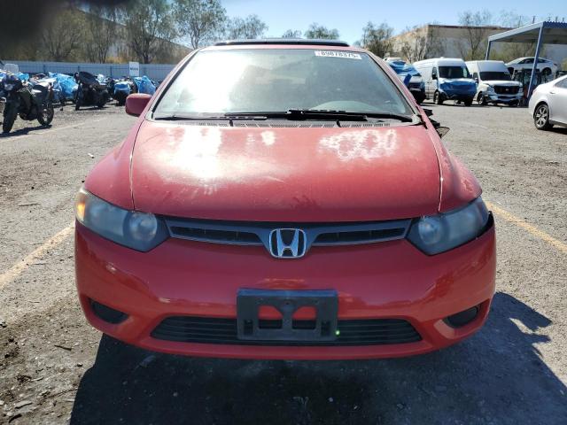 2HGFG12847H566474 - 2007 HONDA CIVIC EX RED photo 5
