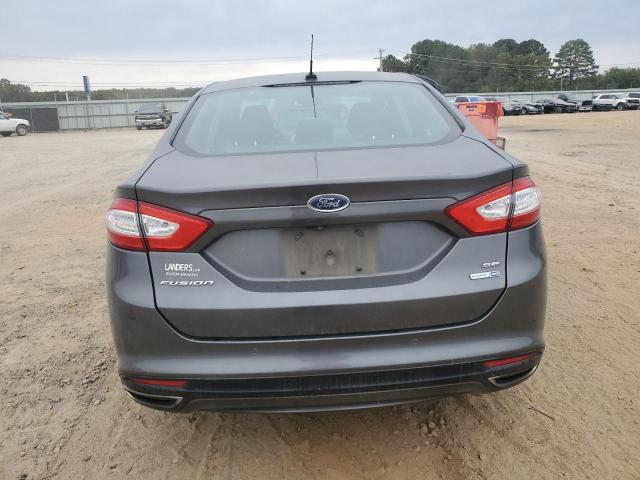 3FA6P0T96GR230822 - 2016 FORD FUSION SE GRAY photo 6